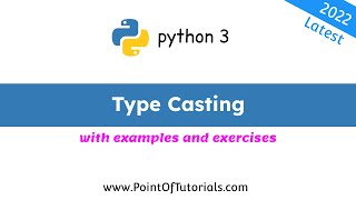 Type casting in Python | Data Type Conversion in Python | Convert Variable Data Types