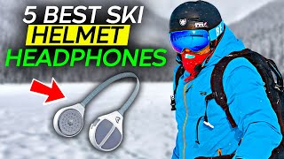 5 Best Ski Helmet Headphones In 2025 (And Two to Avoid)