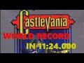 Castlevania 1 any% speedrun in 11:24.000 (Former World Record)