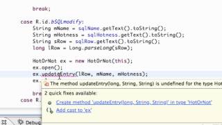 Android Application Development Tutorial 123 Updating SQLite Entry YouTube