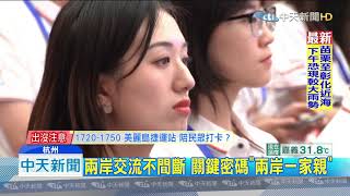 20190706中天新聞　兩岸青發論壇杭州登場　結一會見800青年