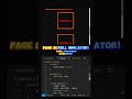 How to Make a Page Scroll Progress Bar with JS 🚀🏆 #coding #programming #frontendcourse #javascript