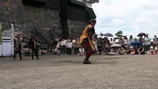 熊本城おもてなし武将隊　2013.6.30 　演舞前口上