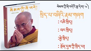 སེམས་ཀྱི་ཞི་བདེའི་སྒྲ་དེབ། ༦) སྲིད་པ་བཞིའི་རྣམ་གཞག Tibetan audiobook of Semkyi Shidye