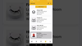 FireAlert App: Assign sensors' location