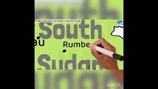 South Sudan Political Map, Border Map of South Sudan