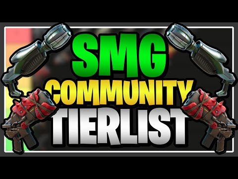 My Community Ranked EVERY SMG in Fortnite Save the World! (SMG Stream Tier List)