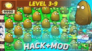 Plants vs Zombies Mod Hack - Unlimited Sun No Reload Unlimited Coin / Level 3-9 Walkthrough