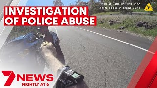 Queensland Police officer busted on bodycam abusing motorists | 7NEWS