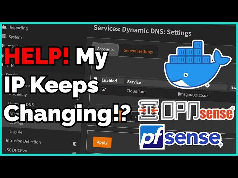 Dynamic DNS: pfSense, OPNSense, Docker, Bash