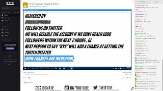 Twitch Streamer Gets Hacked While Streaming!