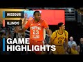 Highlights: Missouri vs. Illinois | Big Ten Basketball