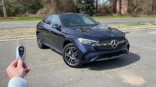 2024 Mercedes Benz GLC 300 Coupe: Start Up, Test Drive, Walkaround, POV and Review