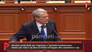 Berisha asnjë fjalë për ringritjen e Kushtetueses, roli i tij e i Metës në kapjen e sabotimin e saj