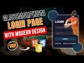 ✨ Glassmorphism Login Form with Theme Switcher | HTML, CSS & JavaScript Full Tutorial