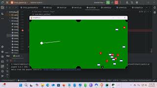 8 ball pool game Using Chat Gpt4o 03 mini high in Python using Pycharm
