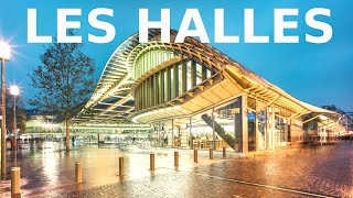 4K HD Paris, France - City Center - Chatelet Les Halles Gigantic Underground Mall Walking Tour