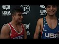 Brothers Arvin & Arian Khosravy, 82 kg 2024 U20 Greco-Roman Nationals champions