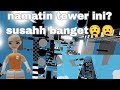 namatin tower yang susah banget?!,susah banget guyss #roblox #towerroblox #masukberanda #viralvideo