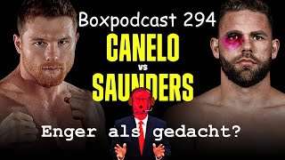 Der Boxpodcast 294 – Saul Canelo Alvarez vs. Billy Joe Saunders: Enger als gedacht?
