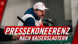 BAUMGART: "In einer scheiß Situation" - Pressekonferenz nach Kaiserslautern | DFB-Pokal