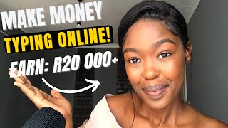 EARN $1046 *R20 000* WITH EASY TYPING JOB ONLINE | Work from Anywhere In the World #makemoneyonline