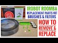 iRobot Roomba How to Remove Clean & Replace Filters, Rollers & Brushes  How To Reset Reminder