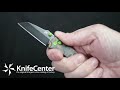 Kansept Knives Dirk Pinkerton Little Main Street Crossbar Lock Folding Knife