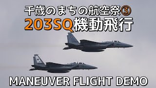 千歳のまちの航空祭その③〜203SQ機動飛行