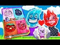 Creating an Elemental Game Book💧🔥 (+ Wade ❤ Ember Baby Squishy)