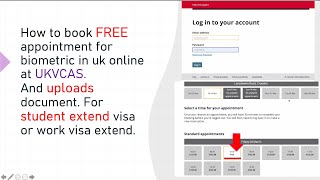 How to book FREE appointment for biometric in uk online at UKVCAS. For uk visa or extension visa.