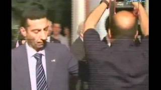 US embassy bodyguard Attacks a Cameraman