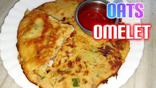 Healthy Break Fast Oats Omelette  with in 10 min||