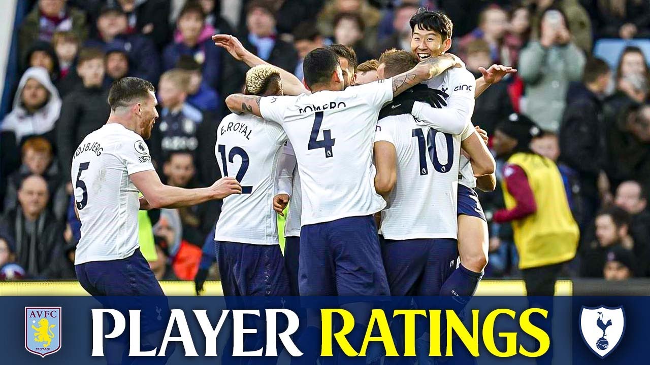 Aston Villa 0-4 Tottenham • Premier League [PLAYER RATINGS] - YouTube