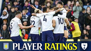 Aston Villa 0-4 Tottenham • Premier League [PLAYER RATINGS]