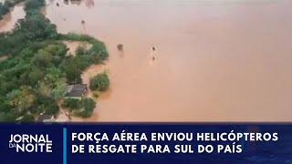 Chuvas no Sul deixam cinco mortos e 18 desaparecidos | Jornal da Noite