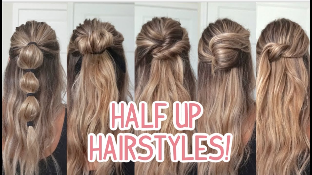 Party Hairstyles Half Up Half Down Step By Step