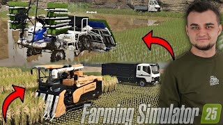 Nowe Uprawy w Farming Simulator 25 😍 Sadzenie i zbiór ryżu! 🔥MST