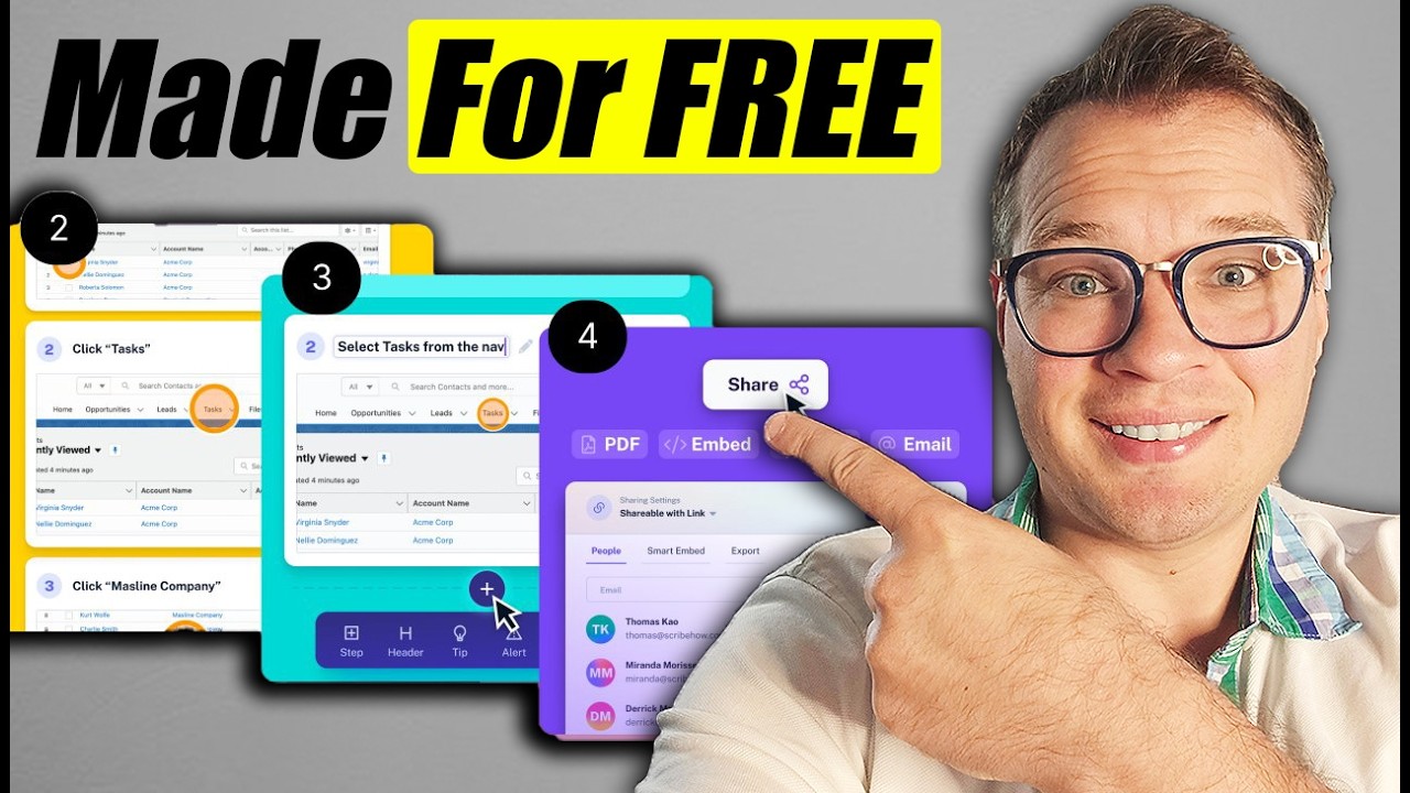 Create Step By Step Instructions Free Using Scribe Youtube