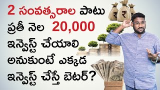 Investment Planning in Telugu | Where to Invest 20000 Rupees Per Month? | Kowshik Maridi