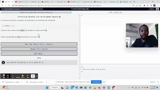Initializing Variables with the Assignment Operator