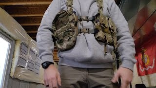 DIY split front chest rig