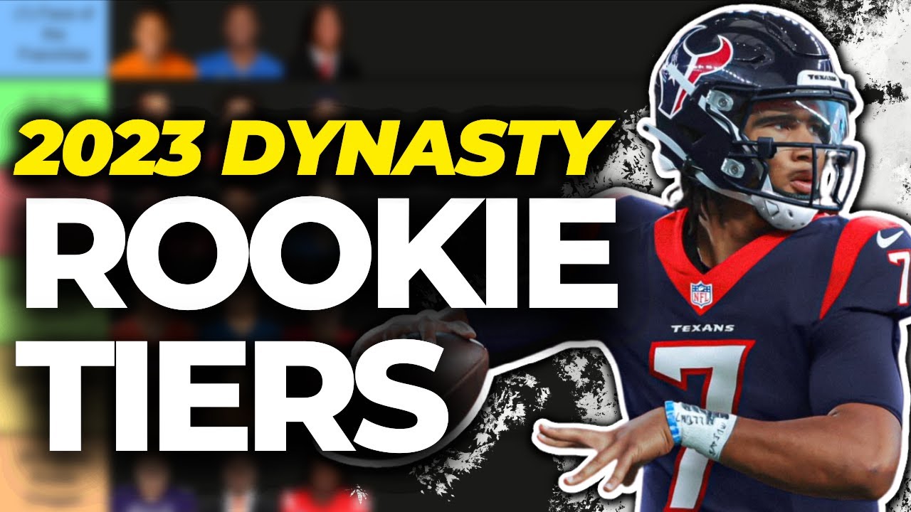 Top 40 Dynasty Rookie Rankings & Tiers | 2023 Fantasy Football - YouTube