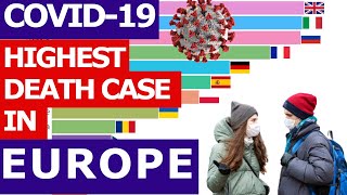 Highest COVID-19 Death Cases In Europe By Country