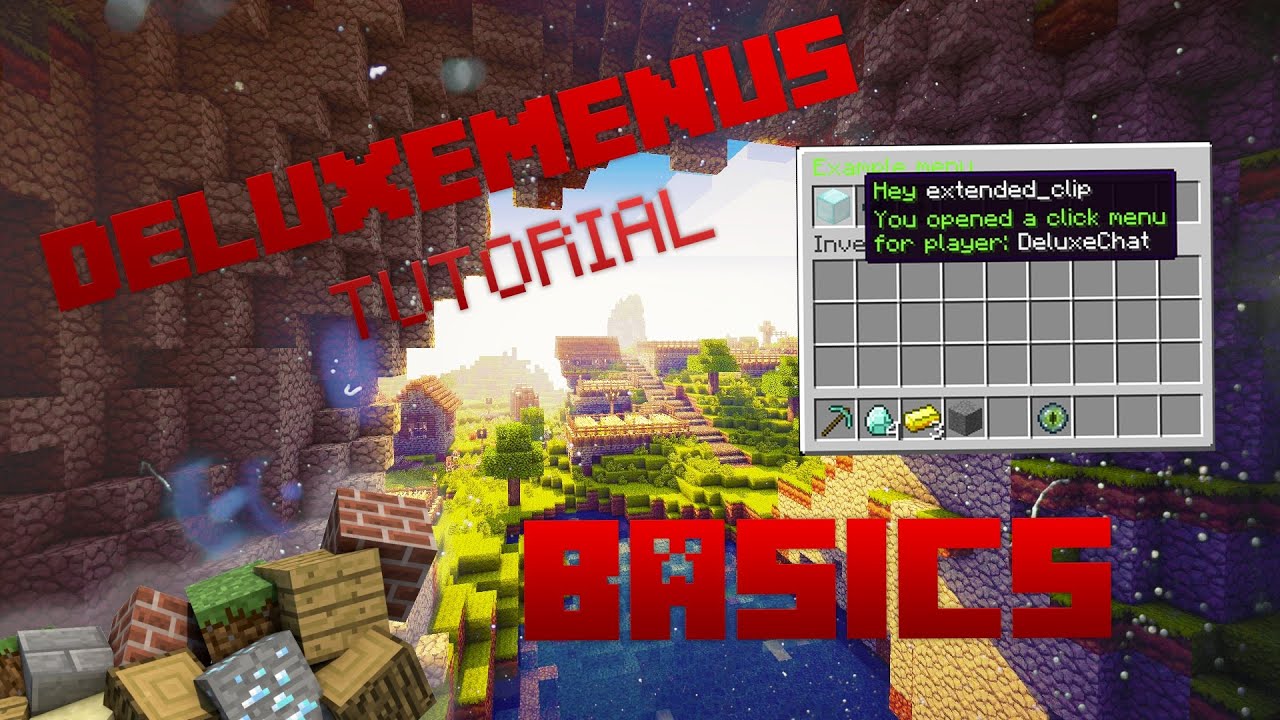 [Spigot] DeluxeMenus: The Basics - YouTube