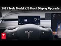 New 2023 Tesla Model Y/3 Instrument Cluster Display Upgrade with Apple CarPlay #tesla