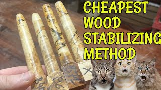 #29. Cheapest wood stabilizing method (testing PARALOID B44, B67 and B72)