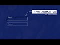 CSS Input Field Text Animation | Awesome Input Animation using HTML & CSS Javascript