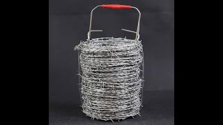 Factory price barbed wire.