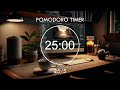 25/5 Pomodoro Timer ★︎ Study Cozy Room with Lofi Music, Deep Focus On Study, Work ★︎ Focus Station